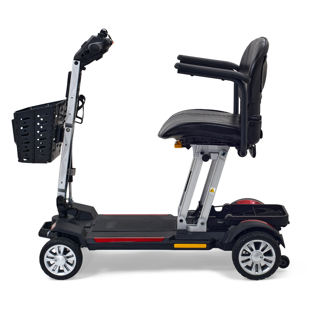 BuzzAround CarryOn Travel Folding 4-Wheel Scooter