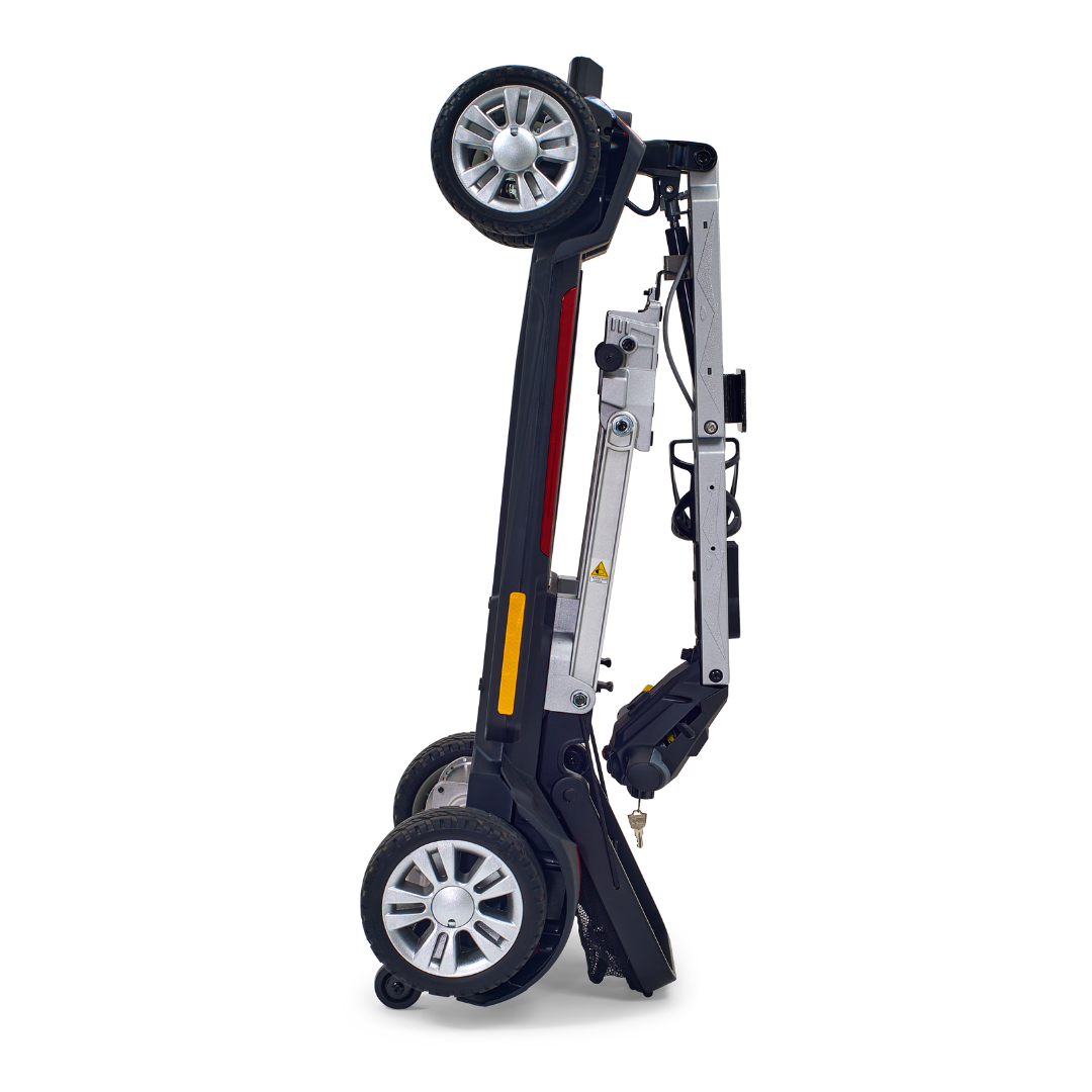 BuzzAround CarryOn Travel Folding 4-Wheel Scooter