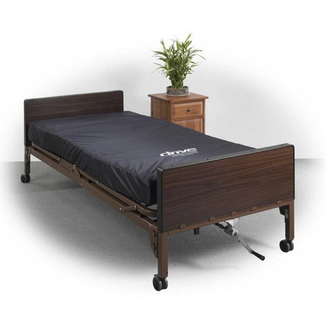 Drive Delta Full-Electric Hospital Bed Purchase (Therapeutic Mattress & Rails Included)