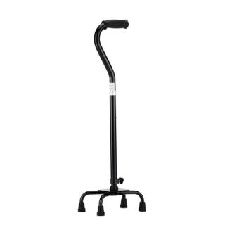 Heavy Duty Quad Cane Small Base, Black