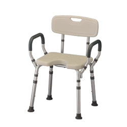 Bath Seat W/Arms, Hygenic Cutout
