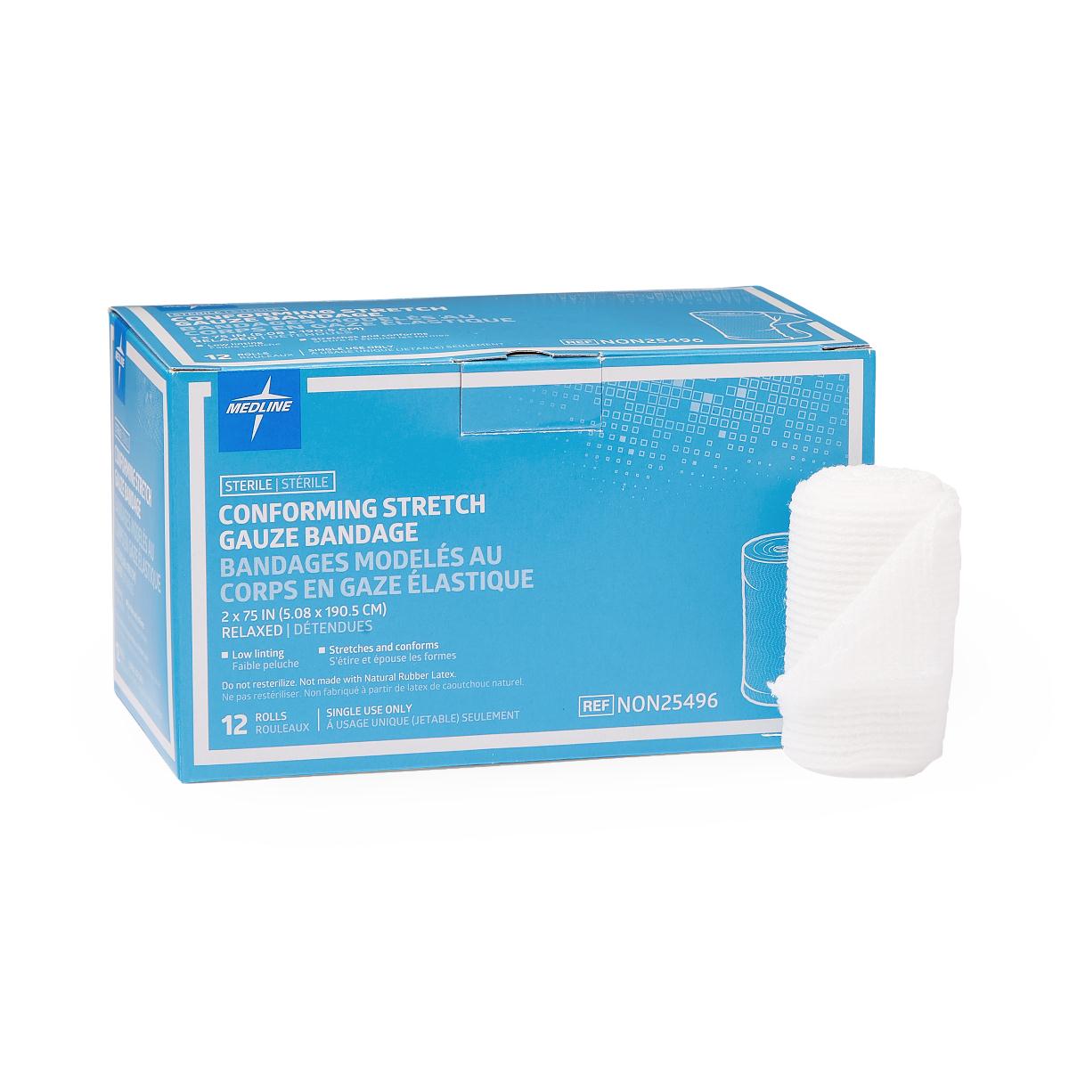 Conforming Stretch Gauze, 2X75, 12/Box