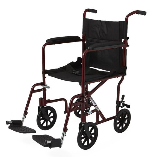 Aluminum Transport Chair (8 inch Wheels)