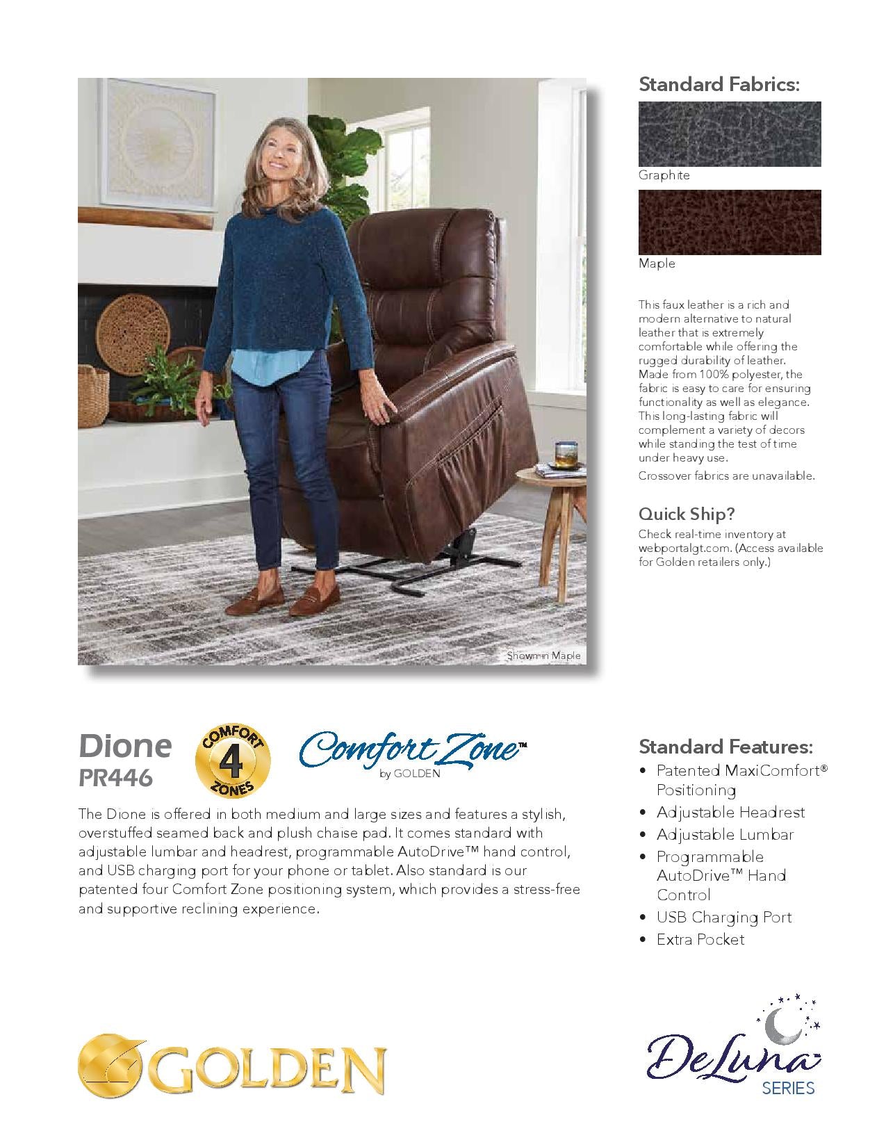 Dione Power Lift Chair Recliner