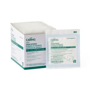 Drain Sponges 2X2, Sterile, 6-Ply 2-Packs