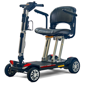 BuzzAround CarryOn Travel Folding 4-Wheel Scooter