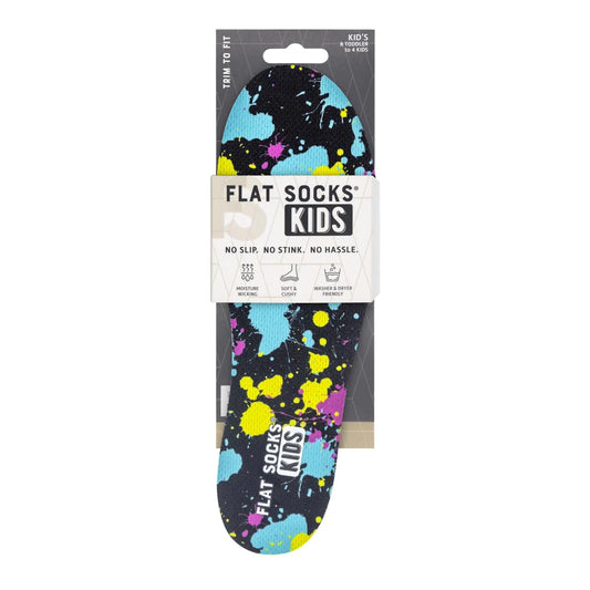 KIDS FLAT SOCKS Paint Splatter