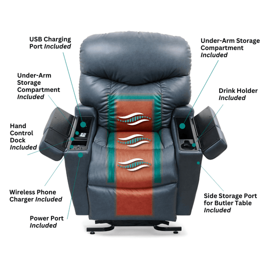 Cloud+ Lift Chair with Heat and Nirvana Swedish Massage