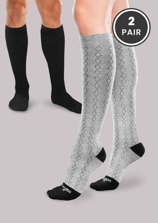 Fashion - Mild Support Sock 2 Pack Core-Spun