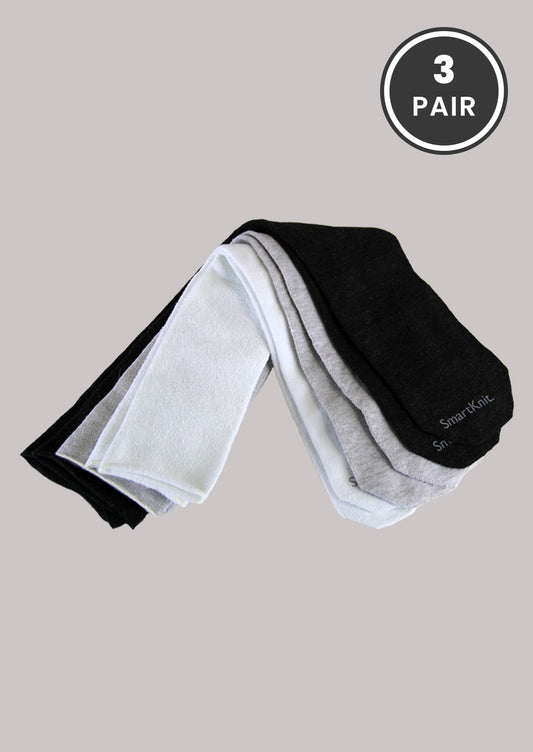 Seamless Assorted AFO Interface Socks for Adults - 3 Pack