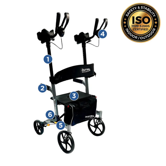 Journey So Lite® Glide Backsaver Rollator Walker