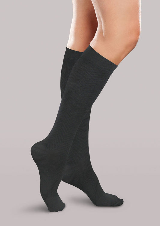 Women's Moderate Support Chevron Trouser Sock