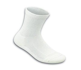 bioSoft Padded Sole Diabetic Socks, White