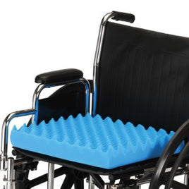 Convoluted Foam Wheelchair Cushion, No Cover, 18X16X3