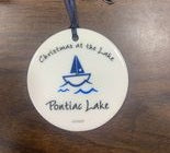 Pontiac Lake Christmas at the Lake Ornament