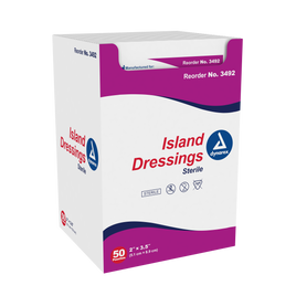 Island Dressing 2X3.5, Sterile