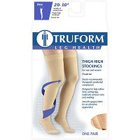 TruForm 20-30mmhg Thigh High Compression Stockings