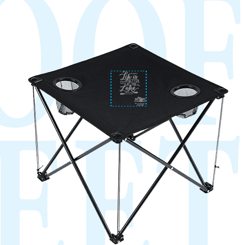 Life is Better at the Lake Folding Camping Table