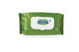 FitRight Aloe Quilted Personal Cleansing Wipes, 48 wipes per pack