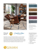 TWILIGHT Cloud Power Lift Chair Recliner