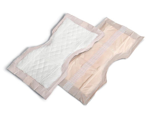 Super-Absorbent Contoured Postpartum Pads 7"x14", 20/bag